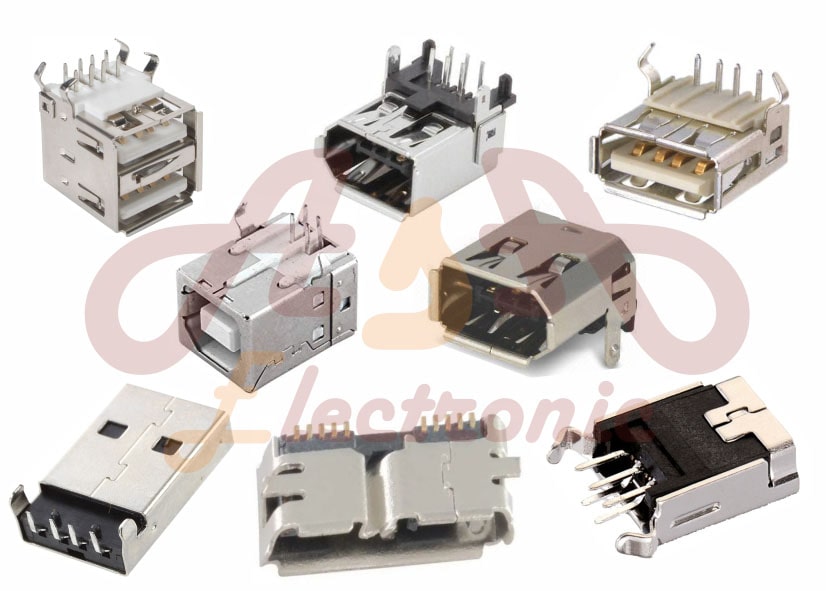  USB & IEE1394 connectors